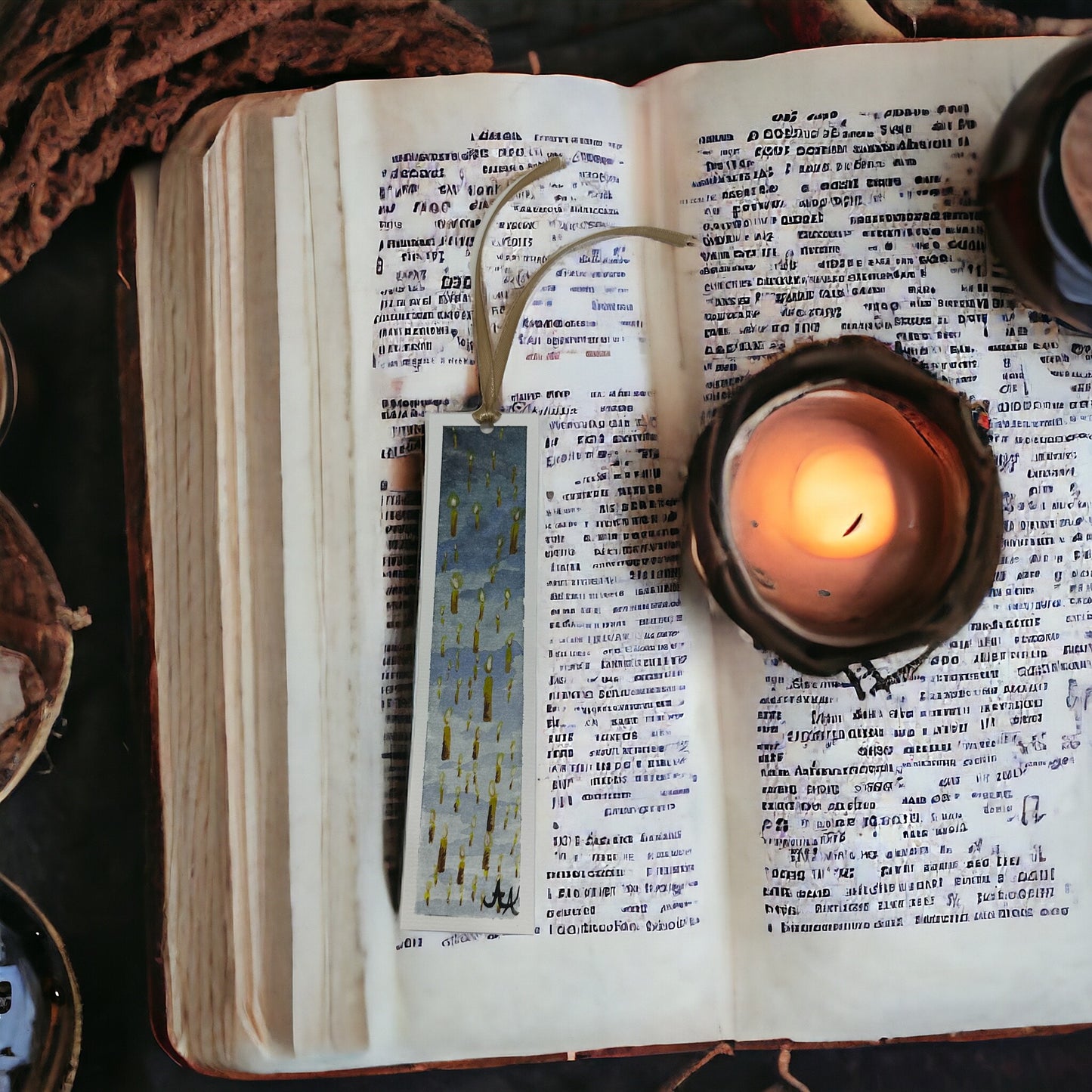 Harry Potter Bookmark Candles